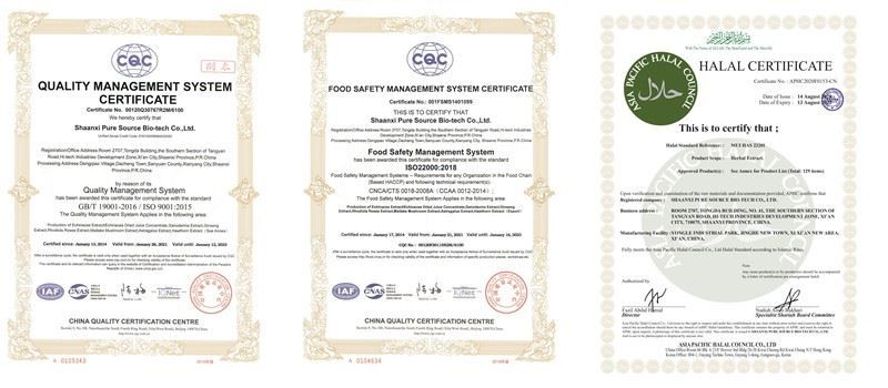 victarbio puresource certificate