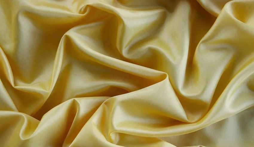 Gardenia yellow dyed fabric